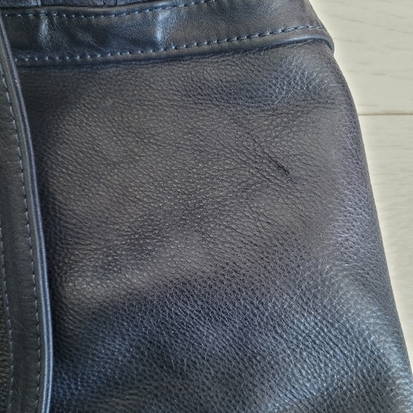 Authentic Soft Italian Leather Drawstring Backpack - Picture 8 of 15